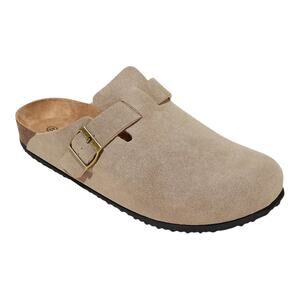 Cotton On Men's Closed Toe Buckle Slide Mule Shoes Taupe Size 10